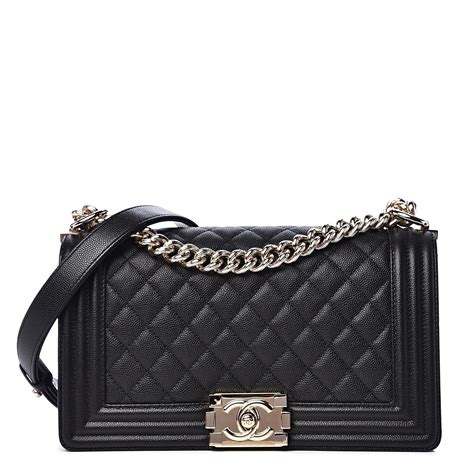 chanel metallic caviar|CHANEL Metallic Caviar Quilted Medium Boy Flap Copper .